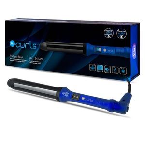 Tiri Pro | Blue 1.25'' Clipless Tourmaline Curling Wand